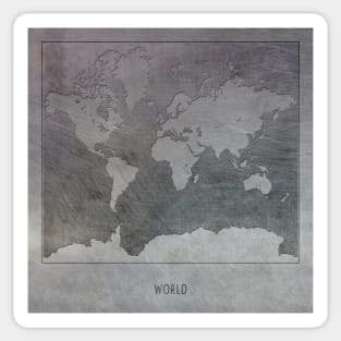 World map Sticker